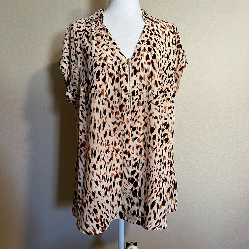 Express Leopard Print Blouse